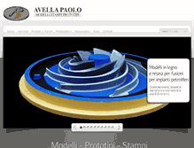 Tablet Screenshot of modelliavella.it